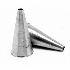 Насадка кондитерская  [2шт]; сталь нержавеющая ; D=4, L=120, B=60мм; металлический 