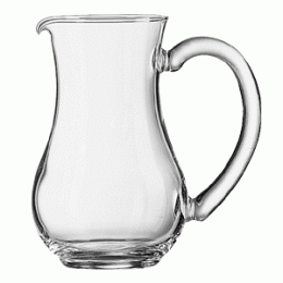 Кувшин «Пичет»; стекло; 250мл; D=80, H=125, L=125, B=2мм; прозрачный 
