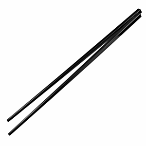 Китайские палочки 10пар, многор. L=27см; пластик; H=280, L=80, B=15мм; черный