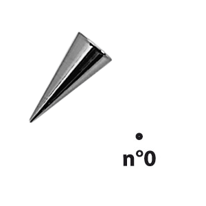 Насадка конд для декора №0 D=0. 6мм; сталь; D=0.4мм