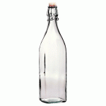 Бутылка «Свинг»; стекло, пластик; 1л; D=90, H=315, L=75, B=75мм; прозрачный 