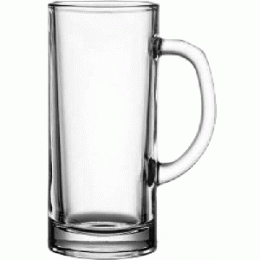 Кружка пивная; стекло; 390мл; , H=16, 2, L=11см