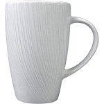 Кружка «Спайро»; фарфор; 340мл; D=80, H=115, L=110мм; белый