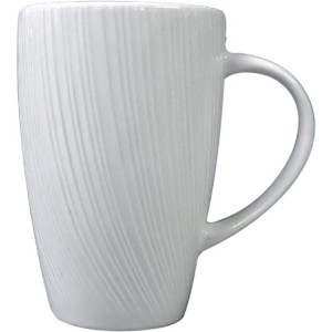 Кружка «Спайро»; фарфор; 340мл; D=80, H=115, L=110мм; белый
