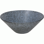 Салатник «Органика»; фарфор; 1, 25л; D=22, H=9см; серый