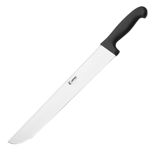 Нож для мяса; сталь нержавеющая , полипропилен ; L=31.5см; черный, металлический 
