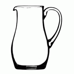 Кувшин; стекло; 0, 5л; D=97, H=142мм; прозрачный 
