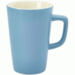 Чашка для латте «Роял»; фарфор; 340мл; L=11, 5см; синий
