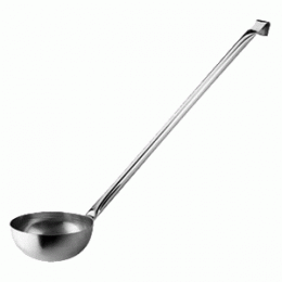 Половник; сталь; 2000мл; D=20, H=8, L=92см; металлический 