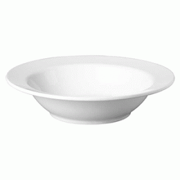 Блюдо глубокое; пластик; 1700мл; D=45.5, H=9см; белый