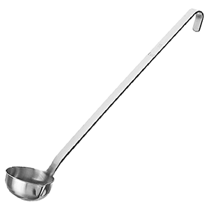 Половник; сталь нержавеющая ; 70мл; D=6.5, L=30см; металлический 