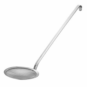 Шумовка мелкая сетка; сталь нержавеющая ; D=16, L=49.5см; металлический 