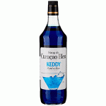 Сироп Блю Курасао «Монин-Кедди»; стекло; 1л; D=8, H=31см