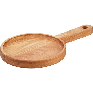 Доска для подачи с ручкой (15см); дуб; D=20см