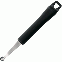 Нож-нуазетка «Шар»; сталь, полипропилен ; D=10, H=10, L=185/58мм; черный, металлический 