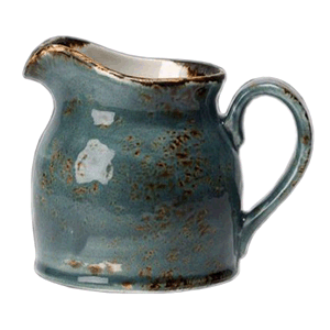 Молочник «Крафт»; фарфор; 185мл; H=8, L=10см; синий