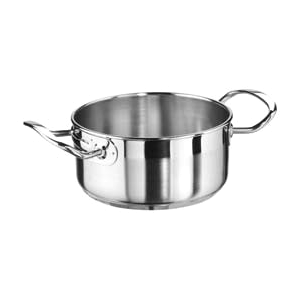 Кастрюля без крышки ; сталь; 3.25л; D=20, H=10.8, L=30.9см; металлический 
