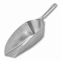 Совок; алюминий ; 410мл; H=5, L=26, B=10см; металлический 