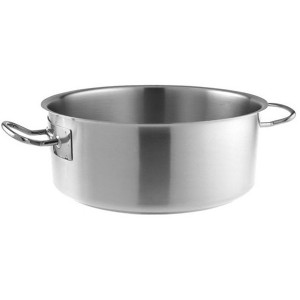 Кастрюля без крышки; сталь; 4.25л; D=24, H=9.5см; металлический 