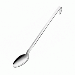 Ложка сервировочная; сталь нержавеющая ; L=34/9, B=5.5см; металлический 