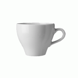 Чашка кофейная «Паула»; фарфор; 150мл; D=7, H=6, L=11см; белый