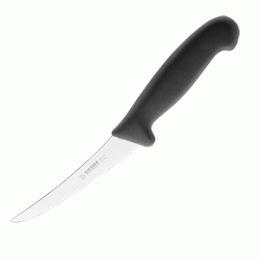 Нож для обвалки мяса; L=275/145, B=23мм; черный, металлический 