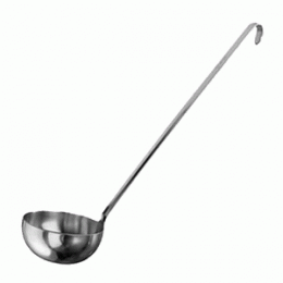 Половник; сталь нержавеющая ; 200мл; D=9, H=5, L=32, B=37см; металлический 