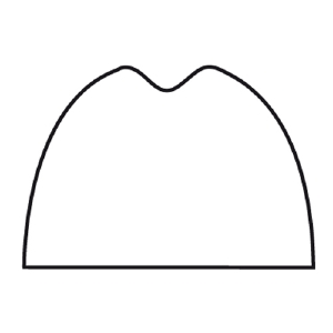 Форма кондитерская ; пластик; H=7, L=48, B=6.5см