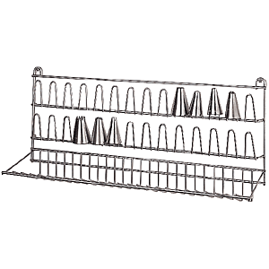 Сушилка настольная  для кондитерское  насадок; сталь нержавеющая ; H=24, L=51, B=14см; металлический 