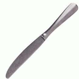 Нож столовый сталь нержавеющая  состарена; , L=240/125, B=20мм
