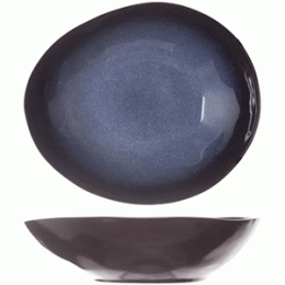 Тарелка глубокая  овальная ; керамика; , H=50, L=195, B=165мм