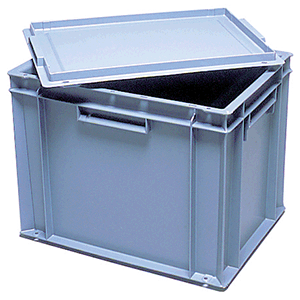 Контейнер; пластик; 30л; H=31.9, L=40, B=30см; серый Контейнер; пластик; 30л; H=31.9, L=40, B=30см; серый