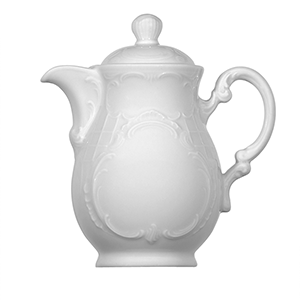 Кофейник «Моцарт»; фарфор; 300мл; H=14, L=13см; белый