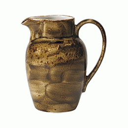 Кувшин «Крафт»; фарфор; 0, 6л; D=95, H=147, L=134мм; коричневый 