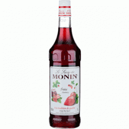 Сироп Клубника «Монин»; стекло; 1л; D=8, H=33см