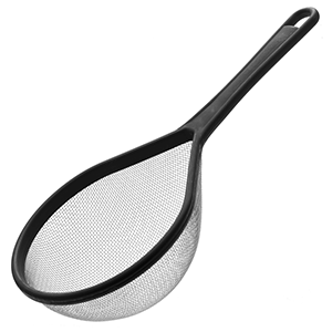 Сито; сталь нержавеющая ; D=22см; металлический , черный