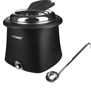 Мармит-супница(крышка из нержавейка  стали) 220V; 420W; 10л; черный