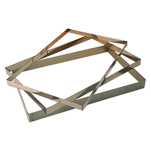 Рама кондитерская; сталь нержавеющая ; H=4.5, L=56, B=36см; металлический 