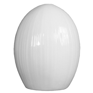 Перечница «Спайро»; фарфор; D=40, H=75, B=55мм; белый