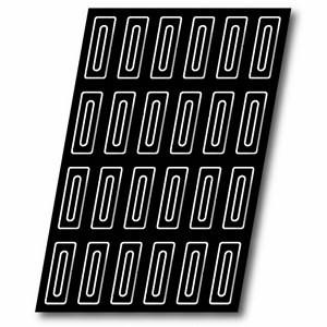 Форма кондитерская  [24шт]; силикон; L=60, B=40см