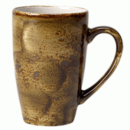 Кружка «Крафт»; фарфор; 285мл; D=7, H=11, L=11см; коричневый 