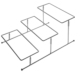 Подставка для блюда 3-х ярусная; металл; H=21.5, L=45.5, B=32см