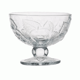 Креманка «Пикник»; стекло; 175мл; D=100/65, H=80, L=20мм; прозрачный 