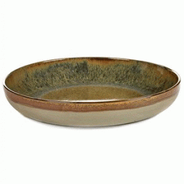 Блюдо глуб. «Серфис»; керамика; D=320, H=55мм; сизый