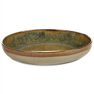 Блюдо глуб. «Серфис»; керамика; D=320, H=55мм; сизый