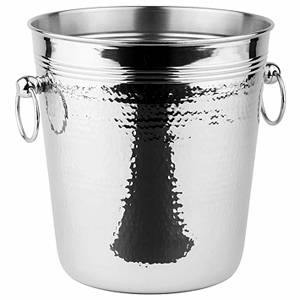 Ведро для шампанского; сталь нержавеющая ; 5.1л; D=20, H=21.5, B=20.5см; металлический 