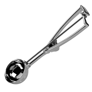 Ложка для мороженого с механизмом; D=49мм; металлический 