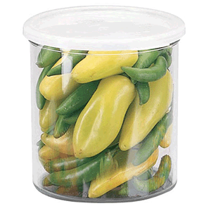 Контейнер для пищевых  продуктов; пластик; D=13, 3, H=13, 7см; прозрачный 