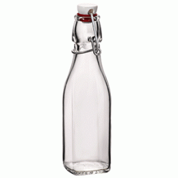 Бутылка «Свинг»; стекло, пластик; 250мл; D=64, H=192, L=50мм