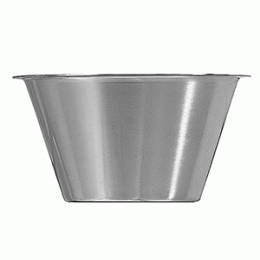 Миска; сталь нержавеющая ; 0.75л; D=16.5, H=10, L=17, B=17см; металлический 